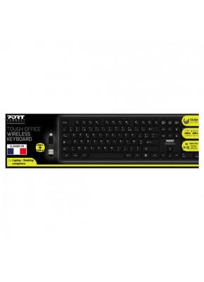 Clavier PC Port Tough Office sans fil - Noir 