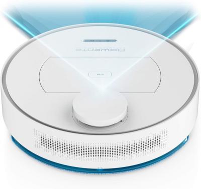 Robot aspirateur laveur blanc autonomie 120 min 