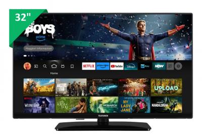 Telefunken TE32759B50V4D TV 81,3 cm (32"") HD Wifi Noir 250 cd/m&sup2;