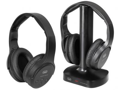 Trevi FRS 1580 TW &Eacute;couteurs Avec fil &sans fil Arceau TV Noir - Neuf