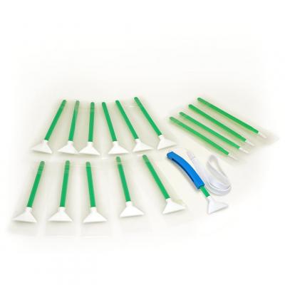 VISIBLE DUST Kit de 12 spatules vertes de nettoyag
