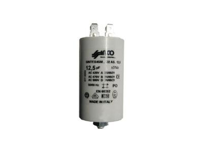 Condensateur fixation &eacute;crou central pour Lave-linge candy 12.5UF 400/450v 481912118282