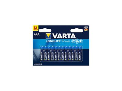 12 Piles LR03 AAA VARTA Long Life 