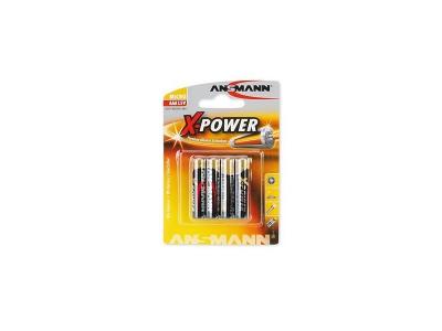 Ansmann piles alcalines AAA X-power AAA par 4 pi&egrave;ces 