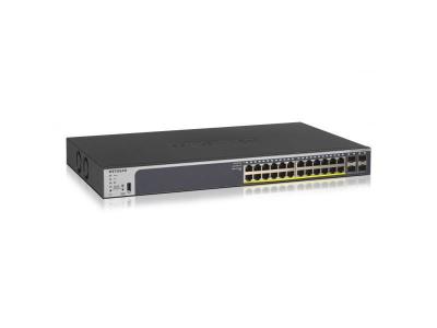 Netgear 28 Port Poe Plus Gb Smart Mgd Switch Noir