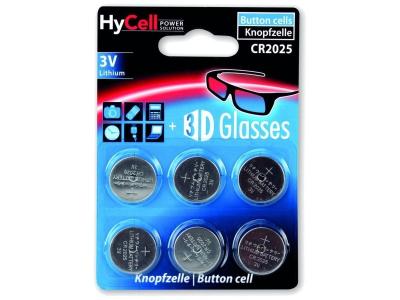 Ansmann 1516-0027, Lithium, Pile bouton, 3 V, 6 pi&egrave;ce(s), CR2025, Argent