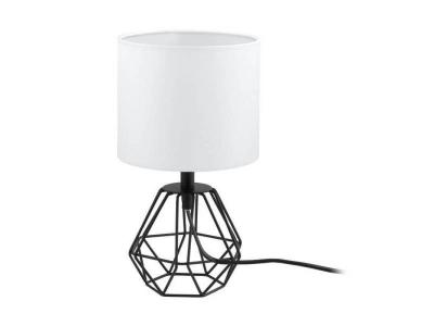 EGLO Lampe de table Carlton 2 Noir et blanc