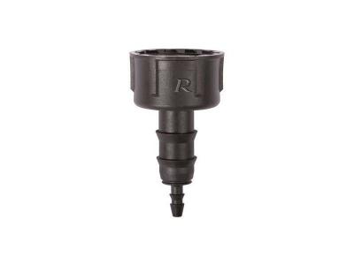 Ribimex - Adaptateur cannel&eacute; pour tuyau diam&egrave;tre16mm et 6mm filet&eacute; 3/4