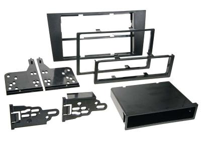 Adaptateur de fa&ccedil;ade 2-DIN avec vide poche Audi A4 (B5) 1999 - 2001 noir