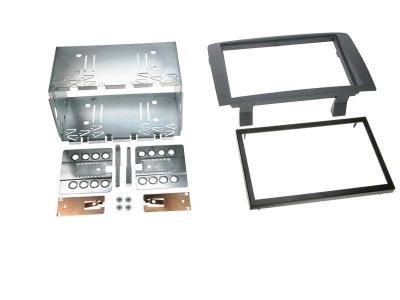 Adaptateur de fa&ccedil;ade 2-din pour fiat idea 2003 > grey nc