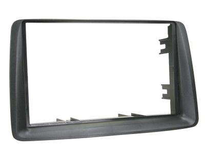 Adaptateur de fa&ccedil;ade 2-din pour fiat panda > grey nc