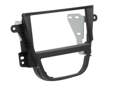 Adaptateur de fa&ccedil;ade 2-din pour opel mokka 10/2012 > jet noir nc