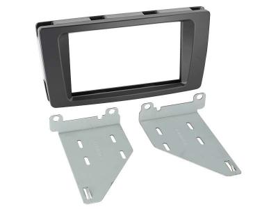 Adaptateur de fa&ccedil;ade 2-din pour skoda octavia ii 2004-2013 > noir