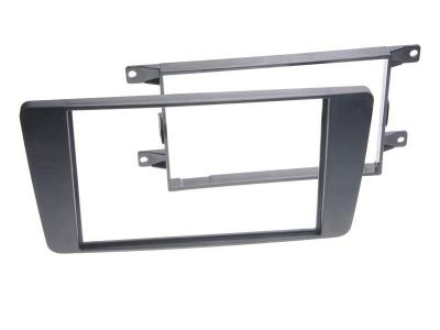 Adaptateur de fa&ccedil;ade 2-din pour skoda octavia ii 2004 - 2013 noir nc