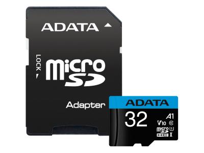 ADATA 32GB, microSDHC, Class 10 32 Go UHS-I Classe 10, Carte m&eacute;moire