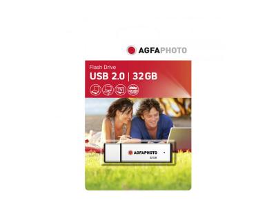 AgfaPhoto USB Flash Drive 2.0 - cl&eacute; USB - 32 Go
