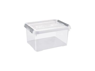 Handy plus 15L clips gris, Transparent, 40x29x20 cm - Curver