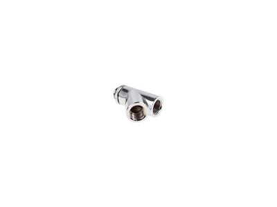 Watercooling Alphacool Connecteur en Y 45&deg; Argent - G1/4