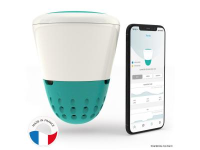 analyseur d'eau connect&eacute; wifi + bluetooth - ico pool salt 