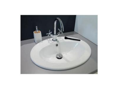 Vasque en porcelaine Zo&eacute; Blanc