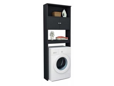 Armoire lave-linge 2 portes noir ARM5006-90