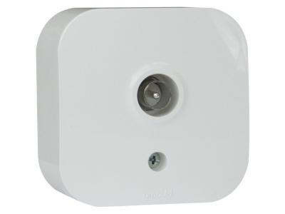Prise TV simple saillie Profil Eco - Blanc