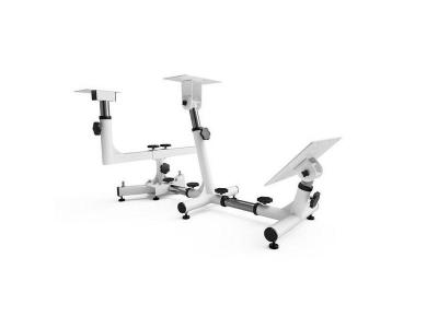 Arozzi Velocit&agrave; Steering Wheel And Pedals Stand Argent&eacute;
