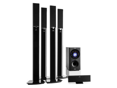 Areal 653 Syst&egrave;me d'enceintes home cinema 5.1 Bluetooth USB SD AUX 145W 