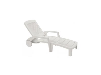 GROSFILLEX 44041004 Bain de Soleil Fidji, Blanc, 187 x 73 x 28 cm
