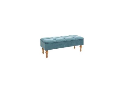 Banc de rangement - 102 x 38 x 41 cm - bleu