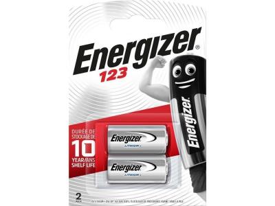 Energizer 2 piles lithium EL123AP 