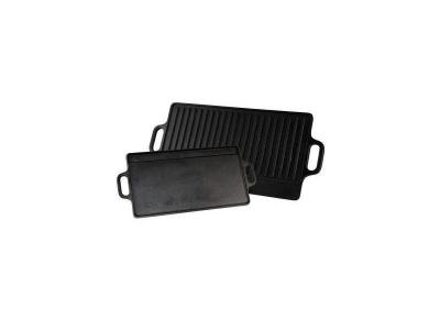 Baumalu 385224 Plancha 38 cm en Fonte Utilisable des Deux C&ocirc;t&eacute;s