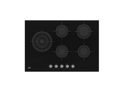 Beko HILL 75222 S Table de cuisson au gaz Noir - 5 foyers