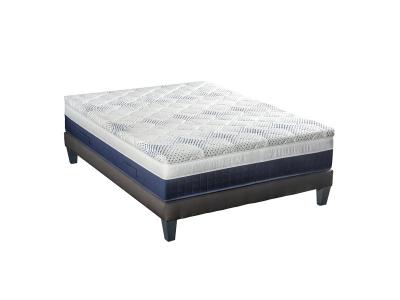 Ensemble matelas Castellane avec sommier en bois 180x200