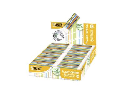 Gomme Plast-Office Bic - 6 x 2 cm - Bic - couleur variant