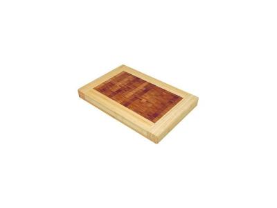 Billot de table bicolore bambou 46x31cm Dm Creation 00038 - bois