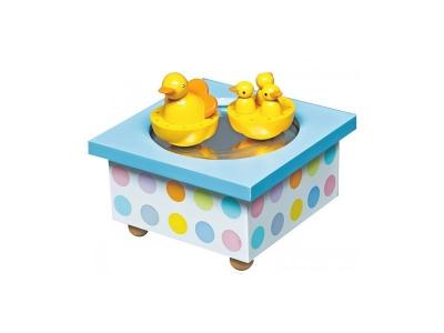 TROUSSELIER - Bo&icirc;te &agrave; musique bois canard