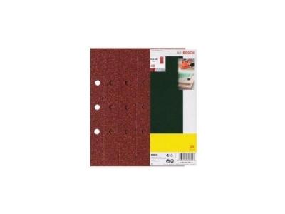 Bosch Accessories 2607017108 Set de 25 abrasifs pour Ponceuse vibrante 93 x 230 grain 240 perfor&eacute;s