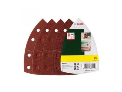 Set de feuilles abrasives Bosch pour ponceuse multi 25 pi&egrave;ces