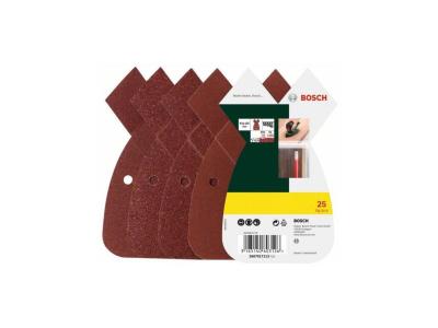 Bosch Pon&ccedil;age jeu de feuilles pour Souris B & D. 25 pice. 10 x 80