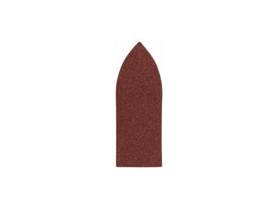 Bosch Delta 32 Mm G120 Sandpaper Without Velcro 5 Units Rouge