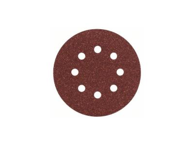 Bosch - 2609256A24 Disques abrasifs pour ponceuse excentrique, set de 5 pi&egrave;ces