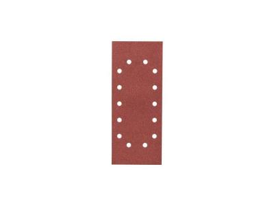 Feuille abrasive 115x280 mm G120 , RW, 14 trous, fixation &eacute;trier
