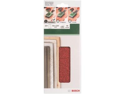 Bosch 93x230 Sinp G40 Orbital Sandpaper 10 Units Marron