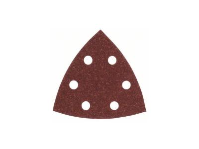 Jeu de 5 feuilles abrasives Delta de grain 80 Bosch 2609256A50