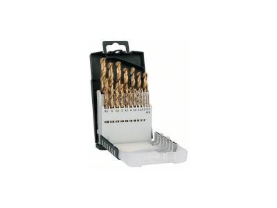 Bosch - Forets &agrave; m&eacute;taux HSS-TiN, din 338, set de 19 pi&egrave;ces
