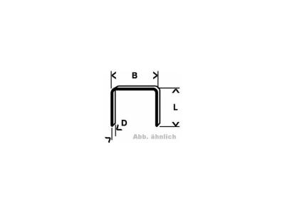 Bosch agrafes a fil fin type 58 - 13 x 0,75 x 12 mm - lot de 1000