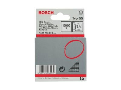 Bosch Agrafes A Dos Etroit Type 55 - 6 X 1,08 X 16 Mm - Lot De 1000