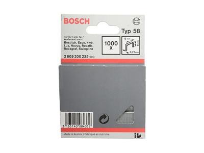 Bosch Accessories Agrafe &agrave; Fil Fin de Type 58, 13mm x 8mm, Lot de 1000
