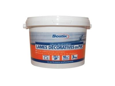 Colle lame d&eacute;corative et lambris en PVC murale Bostik 3kg